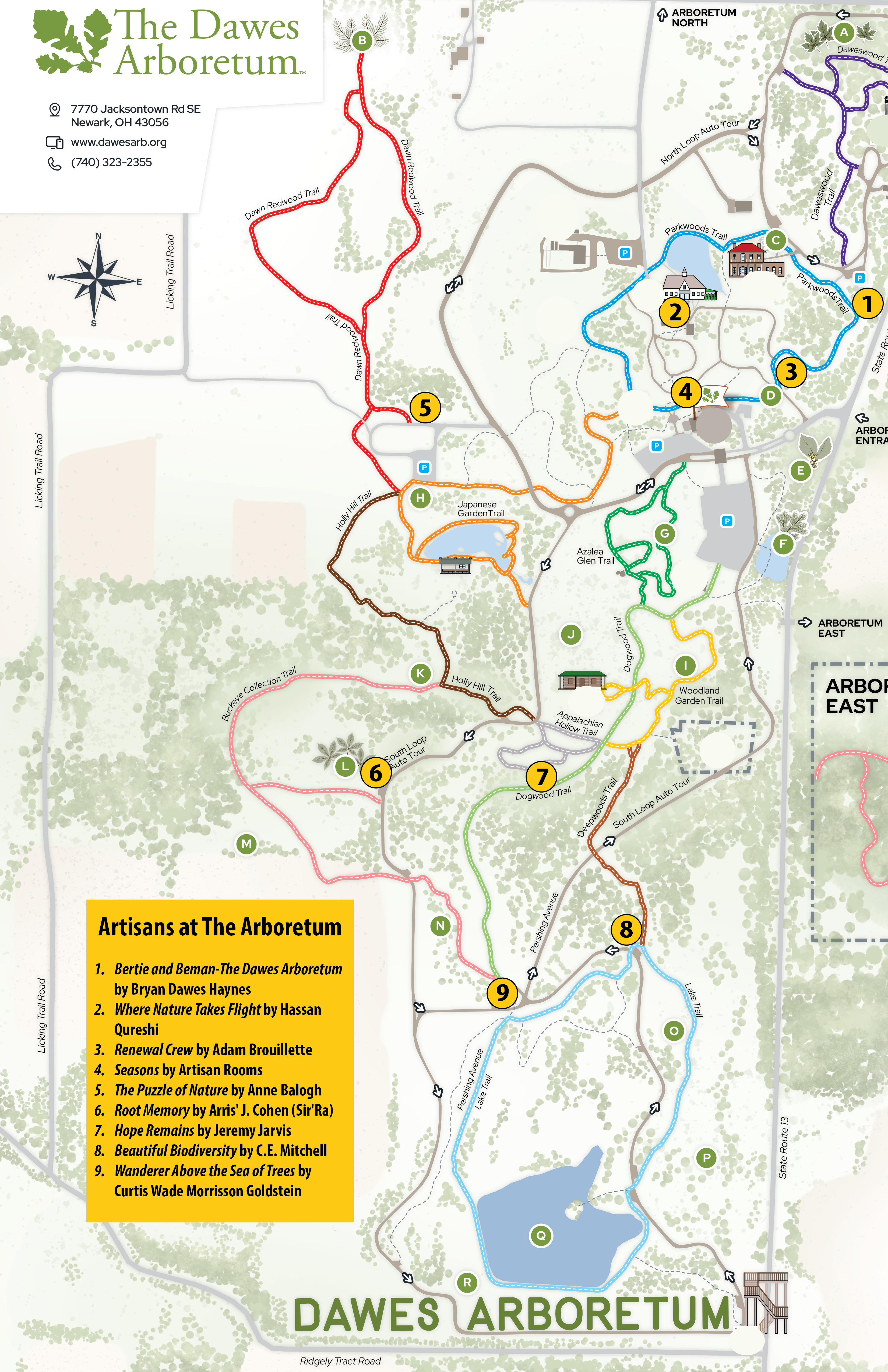 Map of Mural Locations
